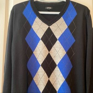 Men's Argyle Sweater